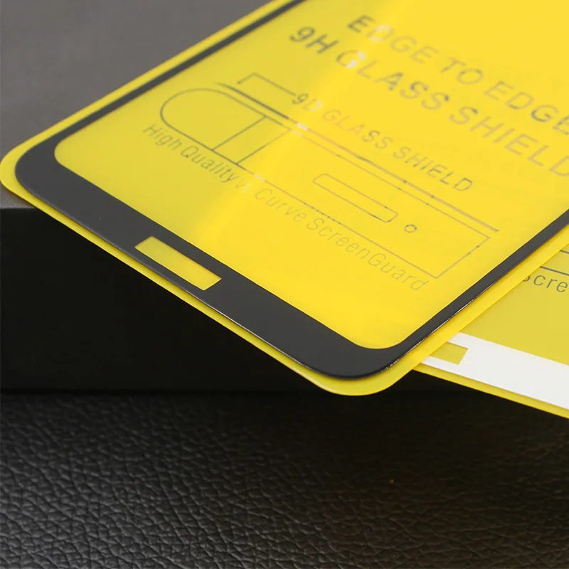 9D Full Glue Cover Tempered Glass Huawei Enjoy 9 Screen Protector Phone Film sFor 6.26&quotInch | Мобильные телефоны и