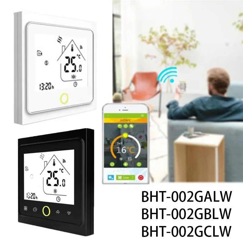 WiFi умный термостат регулятор температуры для воды/Электрический пол Отопление