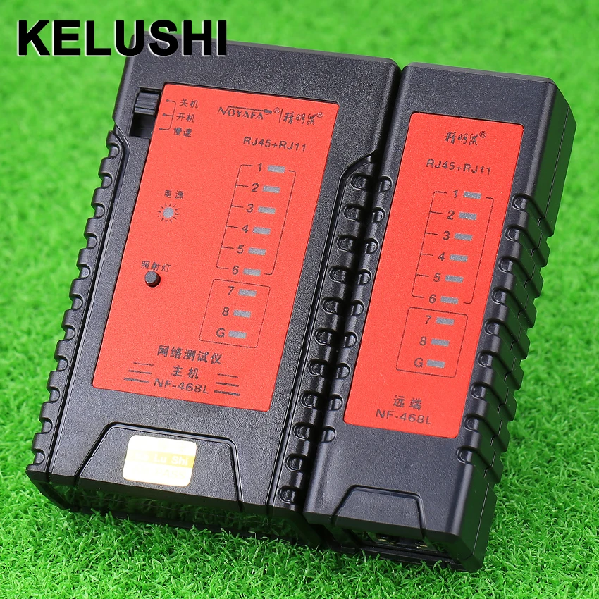 KELUSHI тестер длины кабеля NF-468L многоцелевой цифровой кабельный трекер для
