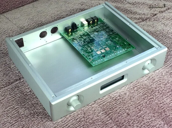 

321*62*252MM amplifier case box Diy Enclosure ES9018 DAC Decoder Aluminum Chassis all-aluminum amplifier chassis Housing