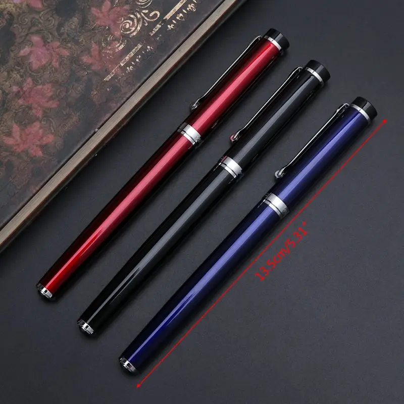 

Jinhao 998 Luxury Men's Fountain Pen Business Student 0.5mm Extra Fine Nib Calligraphy Office Supplies Writing Tool