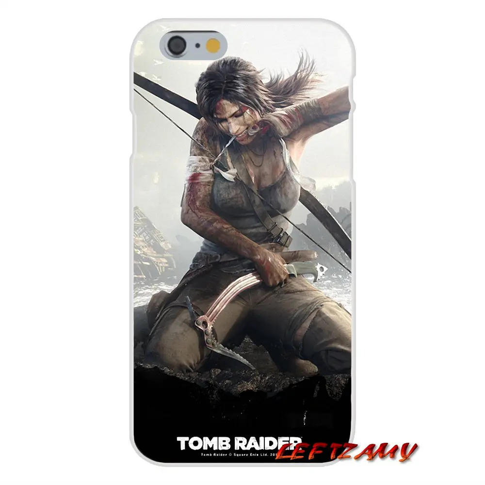 Tomb Raider 2018 Lara Croft для iPhone X XR XS MAX 4 4s 5 5S 5C SE 6 S 7 8 Plus Аксессуары чехлы