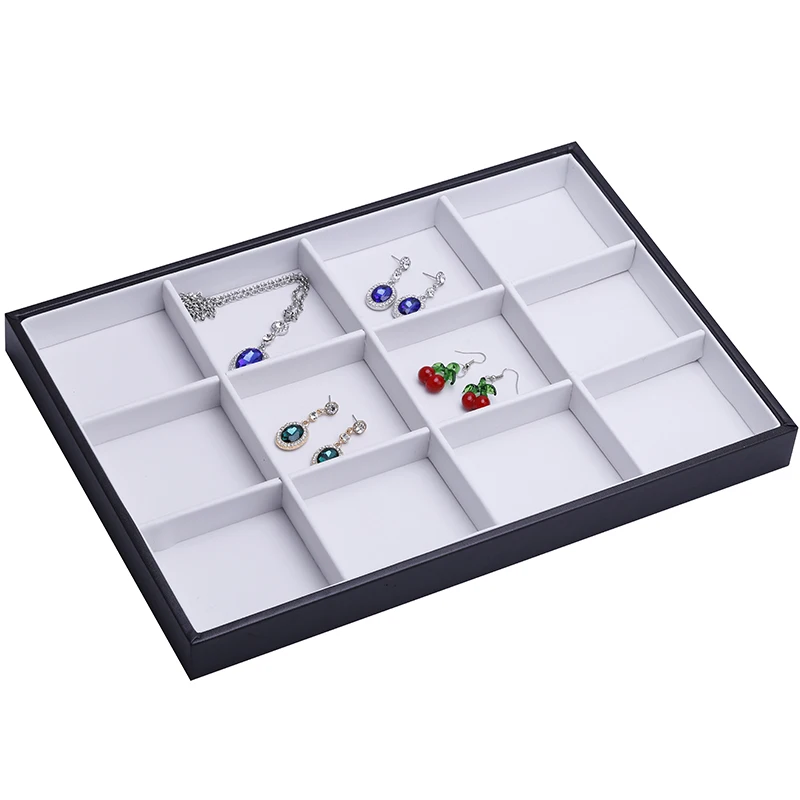 1 шт. кожаный деревянный браслет цепочка белая Витрина коробка лоток 14x9&quot|box