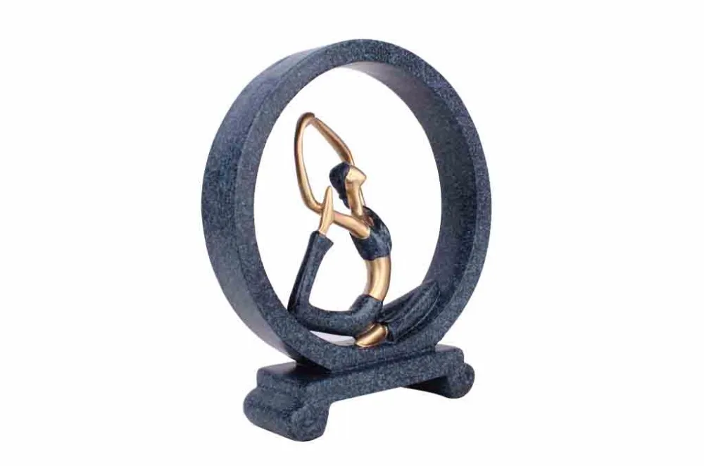 Домашний декор современная модель фигурки из смолы для йоги женские украшения