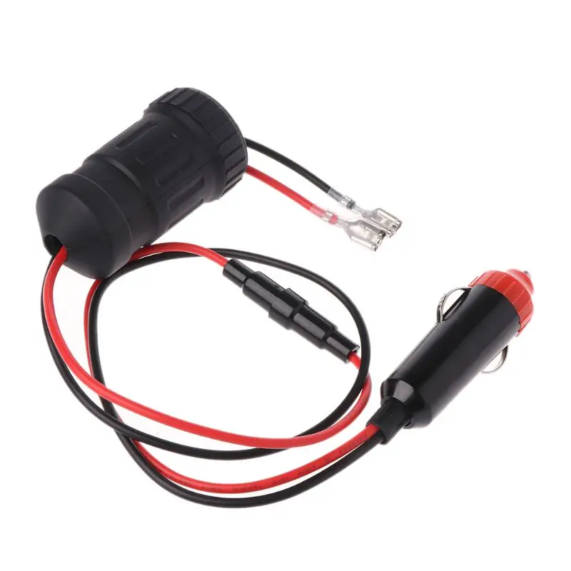12 V-24 V гнездо для автомобильного прикуривателя Авто Питание адаптер Разъем конвертер с 10A предохранитель набор «сделай сам» для автомобиля USB Зарядное устройство в