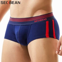 3 pieces lot brand underwear men boxer u pouch sexy underpants cotton trunks boxers shorts male panties low waist size m xxl