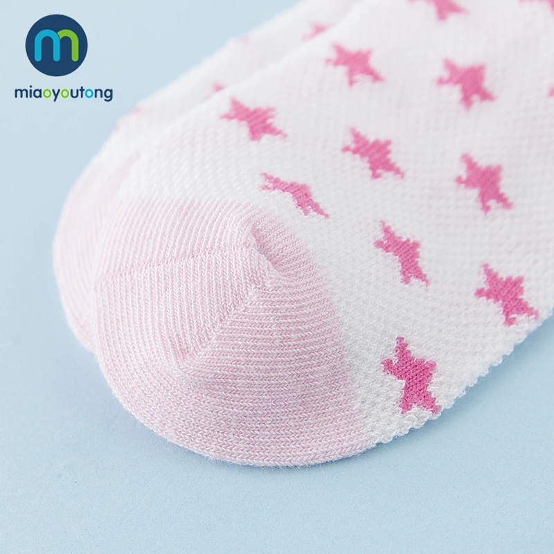 10 PCS Grass Green Dot Stripe Knit Breathable Mesh Cotton Soft Newborn Socks Kids Boy Girl Baby Meia Infantil Miaoyoutong | Детская