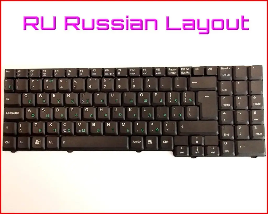 Новая русская версия клавиатуры для ноутбука ASUS F7F F7S F7Se F7Sr F7Kr X56 X56A X56V X56T X56S M51AT |