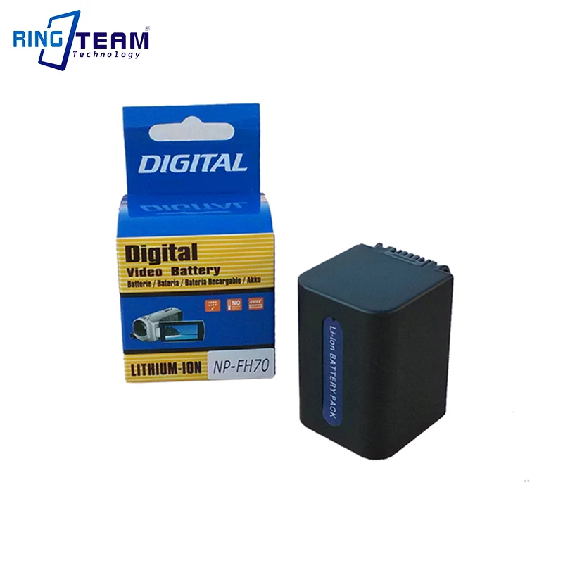 Цифровой аккумулятор NP-FH70 NPFH70 NP FH70 FH60 для SONY NP-FH60 UX7 UX5E TG1 TG3 TG5V DCR-SX60 видеокамера с