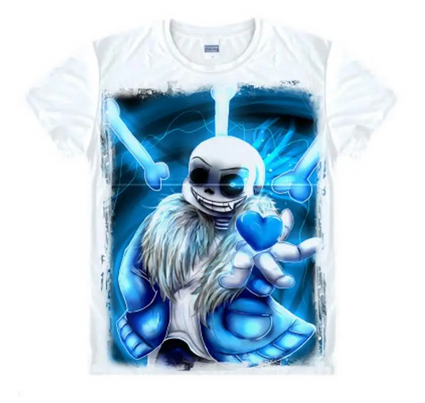Новый костюм для косплея Undertale Sans все члены Хлопковая мужская футболка