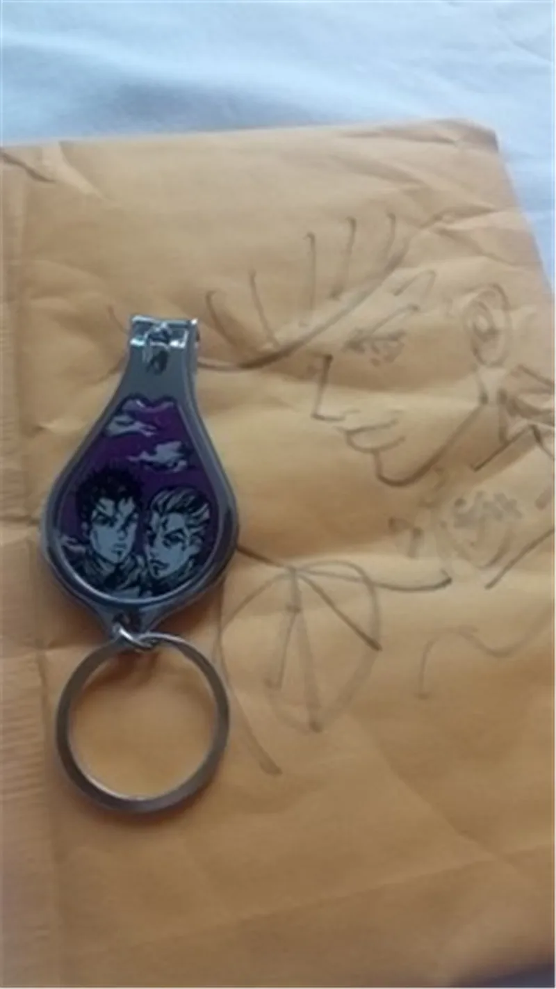 Брелок для ключей с подвеской ногтей мотивом аниме JOJO'S Невероятные приключения