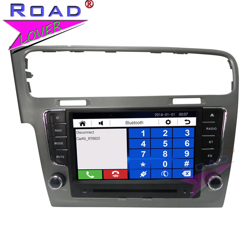 Автомобильный медиацентр TOPNAVI Wince 6 0 2 Din 8 дюймов DVD плеер авторадио для VW Golf 7 2013