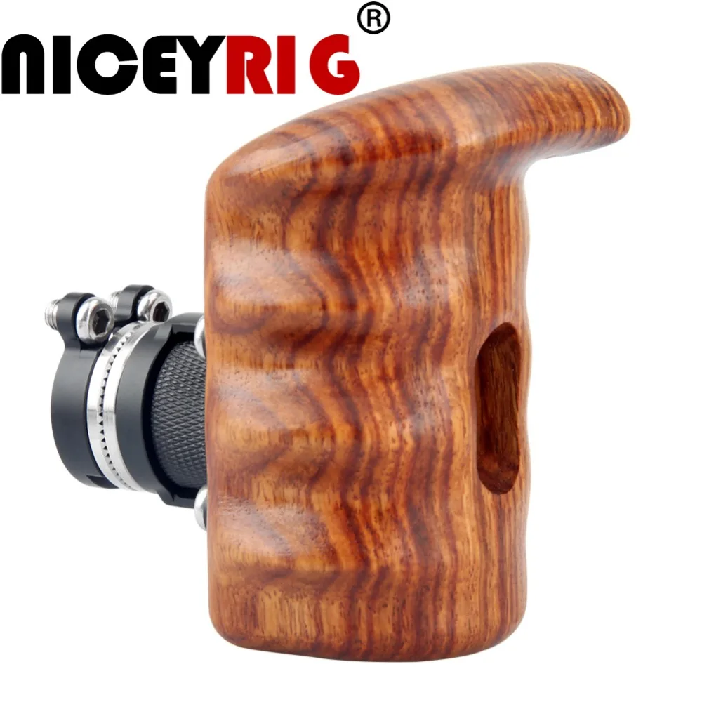 Держатель NICEYRIG для камеры с деревянной ручкой резьбой 1/4 дюйма | Электроника