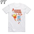 Мужская и женская футболка с коротким рукавом и круглым вырезом, летняя повседневная футболка с принтом Finn and Jake Adventure Time Sitcoms, 2019