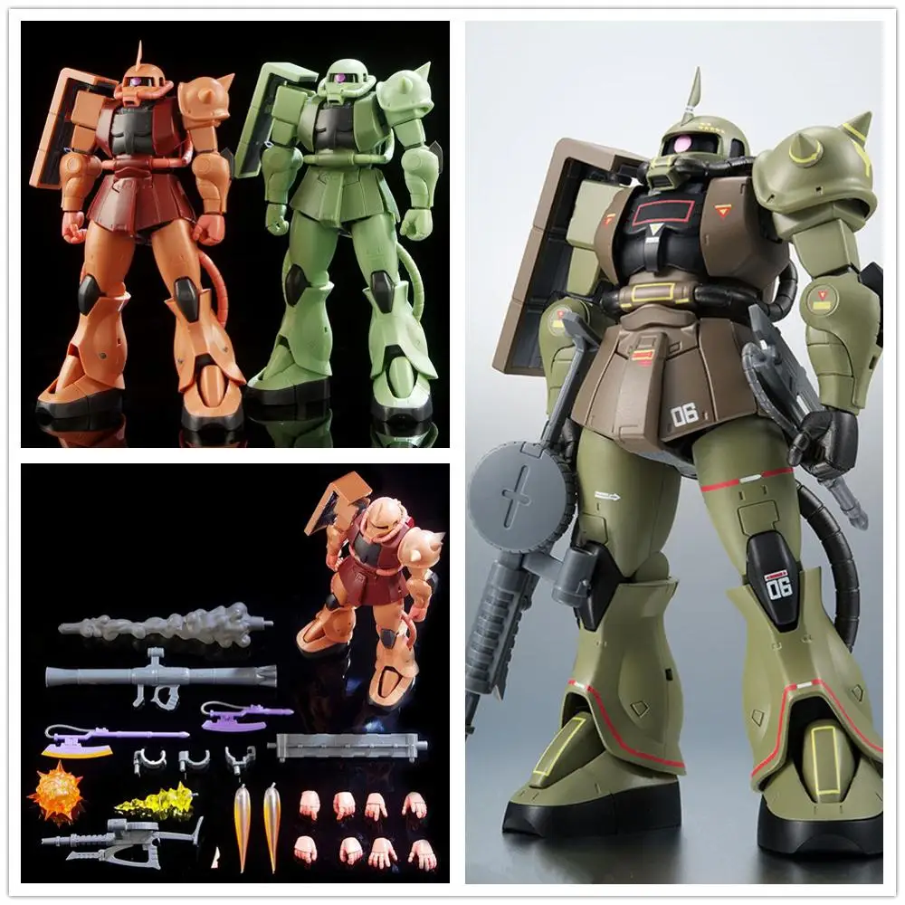 BF модель робота духов MS 06 Zaku II ver A.N.I.M.E/Green/charred Gundam Готовая DB040 *|Игровые фигурки и