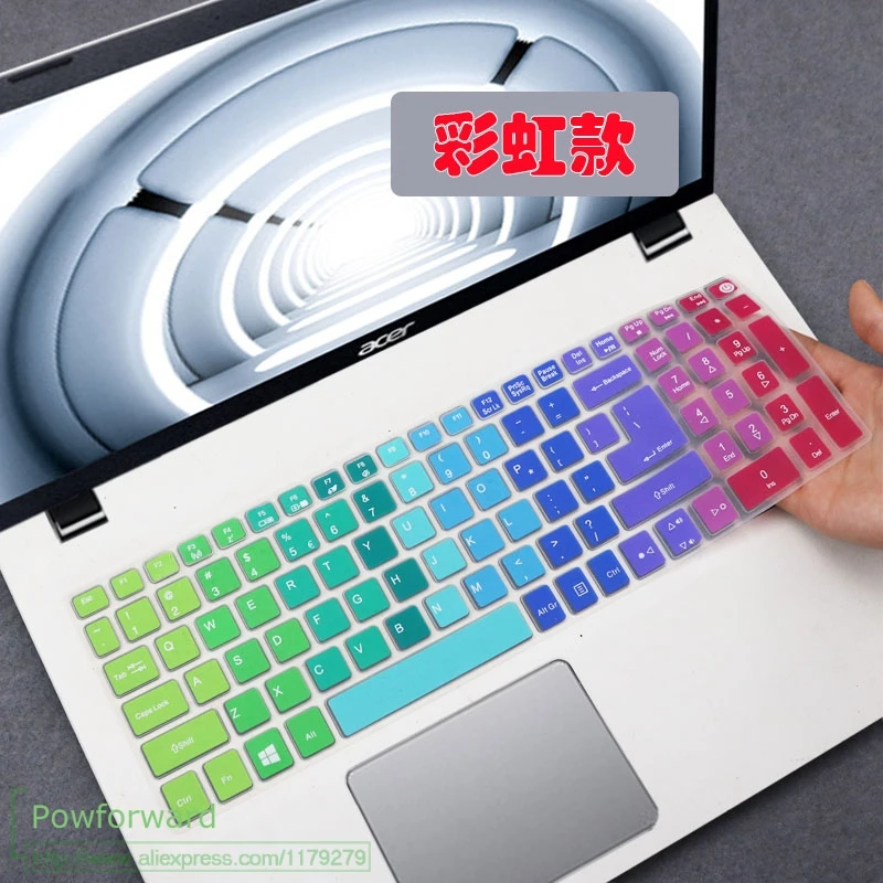 rainbow Защитная крышка для клавиатуры ноутбука ASUS ROG Strix Scar II GL704 GL704GV GL704GM GL704G GL704GW GL703GE GL703GM GL 704 GV 17,3" - Цвет: rainbow