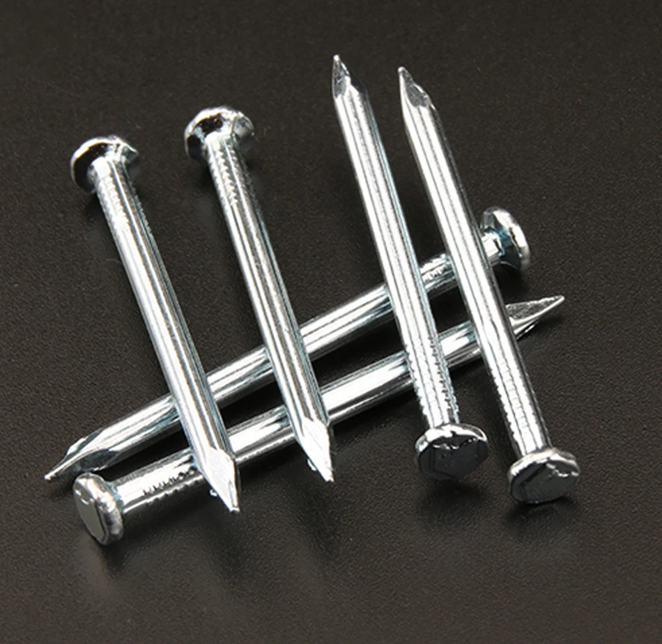 Высокопрочные стальные гвозди для забивания в бетон с плоской головкой |