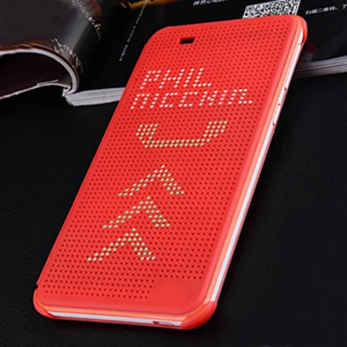 Чехол-книжка для htc Desire 626, 626g, 626 w, G, 628, 628g, htc 626, тонкий, в горошек, умный, Авто Режим сна, чехол для телефона, силикон - Цвет: Red