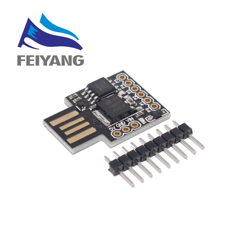 1 шт. синий черный TINY85 Digispark Kickstarter микро макетная плата ATTINY85 модуль для Arduino IIC IEC USB