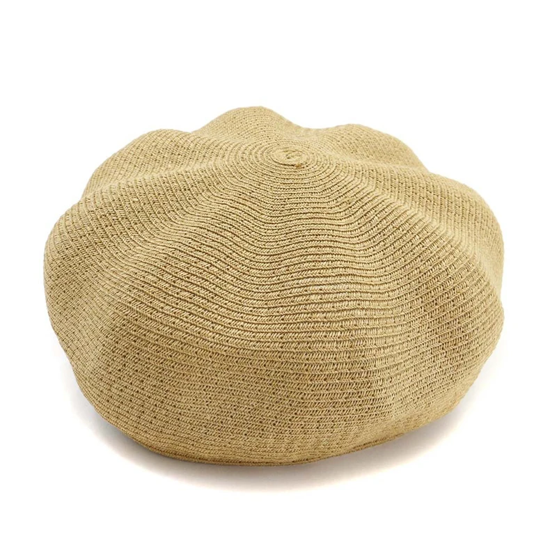 2019 Модные женские Бумажные Соломенные кепки газетчика Весна-Лето Уличная