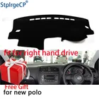 Коврик для приборной панели автомобиля для Volkswagen Polo MK5 6R 2009 -2018, коврик для приборной панели с правым приводом, аксессуары для приборной панели