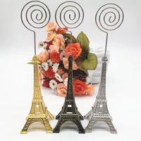 12pcslot wedding name card holders paris style party supplier paris eiffel tower place card holder with name place tags