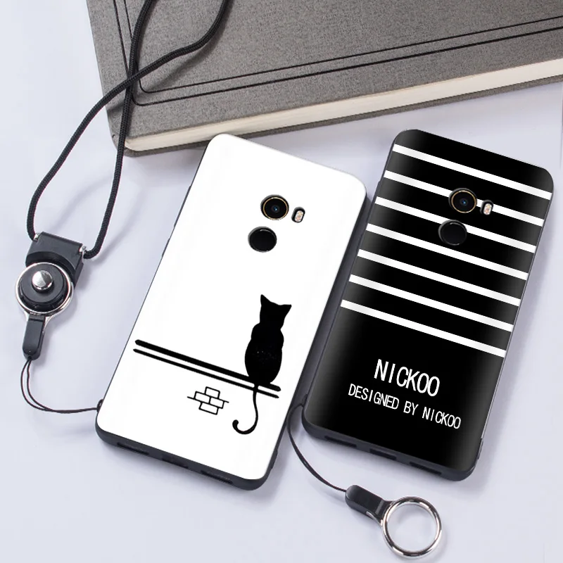 Hot Mermaid case Xiaomi mi Mix 2 Case Cartoon Cover for phone cases with finger ring 100% BiNFUL |