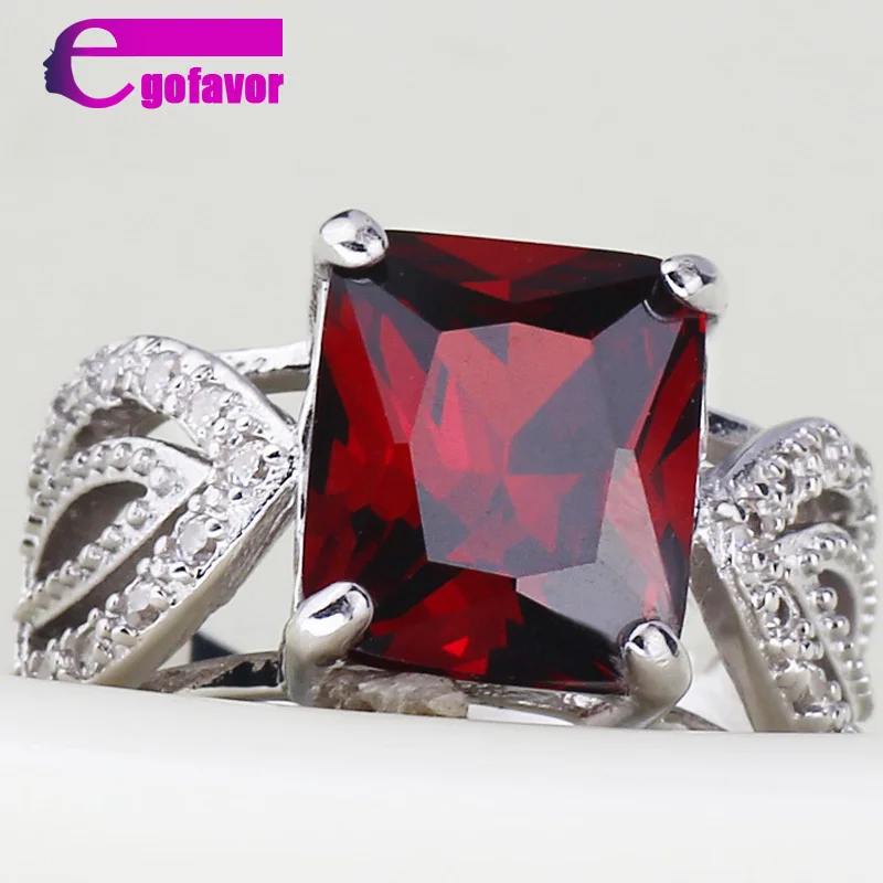 Gofavor New fashion Topaz zirconia diamond ring sterling silver jewelry wedding 925 Rings for women#BT0051 | Украшения и