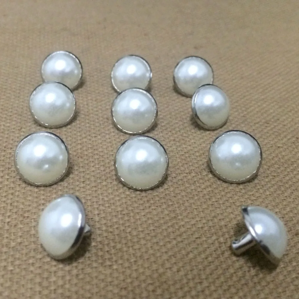 100 шт. 10 5 мм круглые Серебристые Акриловые жемчужные заклепки кожаные панк