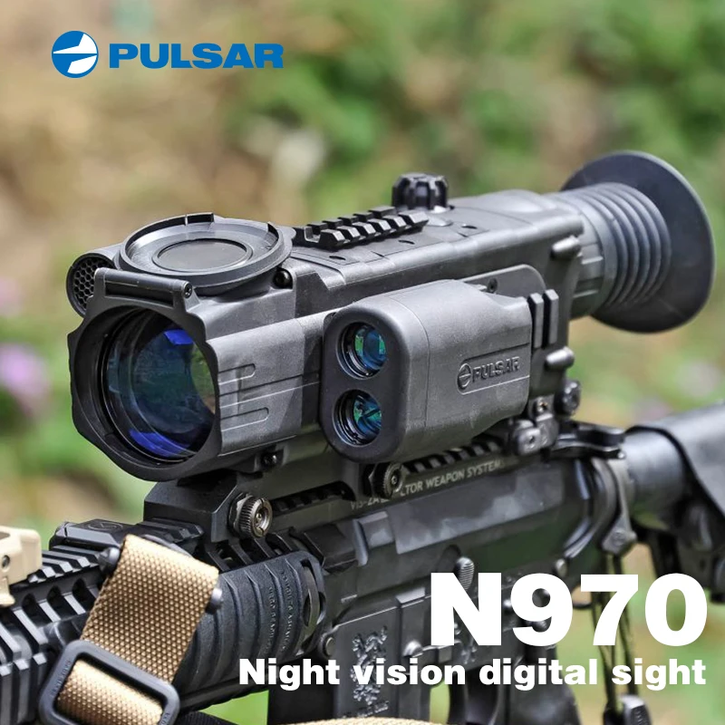 Цифровой прицел ночного видения PULSAR N970 Ночной товары для охоты инфракрасный