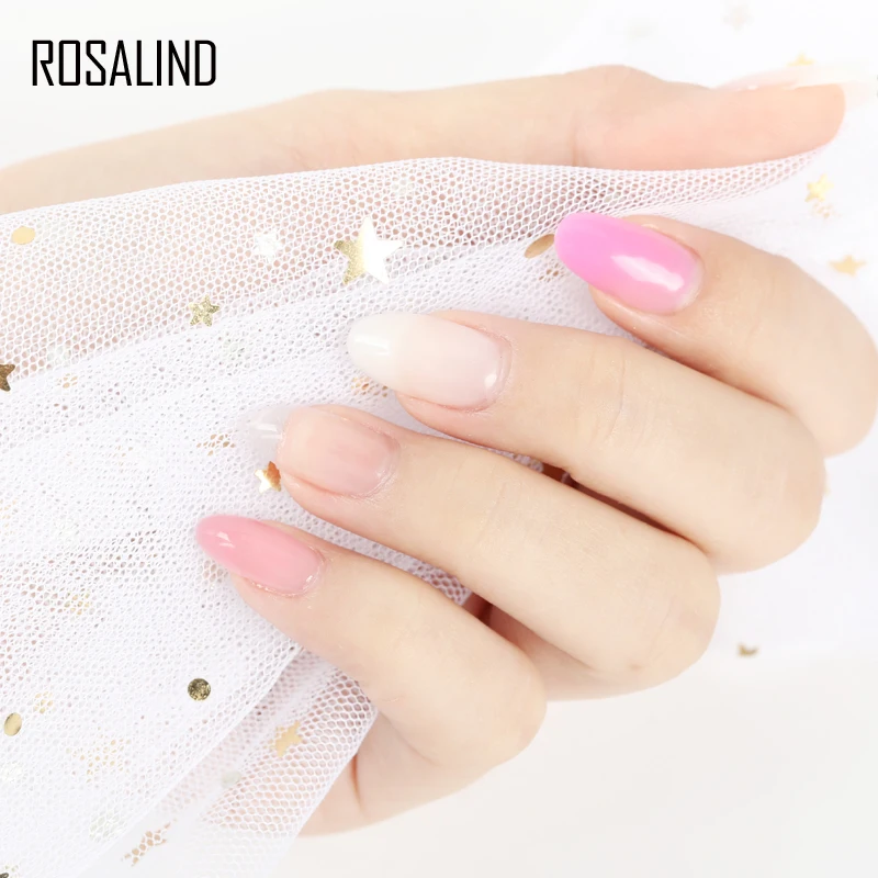 ROSALIND 10 мл полигель для ногтей лак Быстрый строитель наращивания Полупостоянный