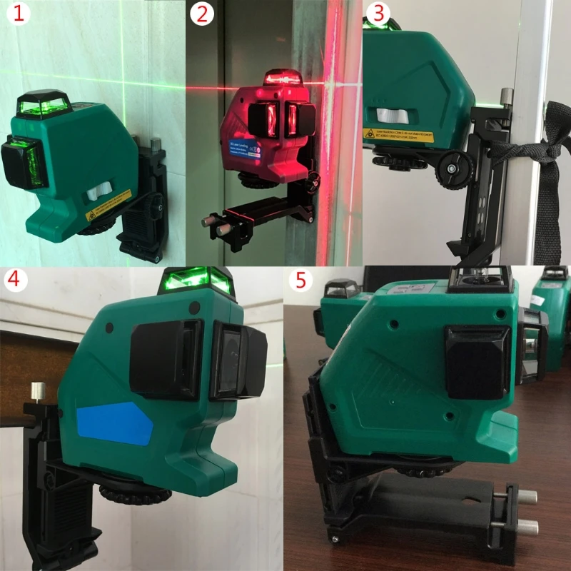 Многофункциональный L образный лазерный уровень с магнитной опорой/штатив