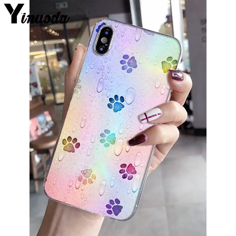 Красочный милый чехол Yinuoda для iphone 12pro max 6S 6plus 7 7plus 8 8Plus X Xs MAX 5 5S XR 10|Бамперы| |