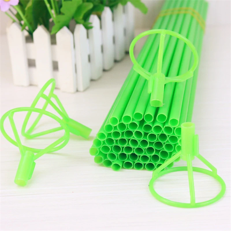 50 комплектов 40 см Фольга шар палка красочные стержни из ПВХ принадлежности