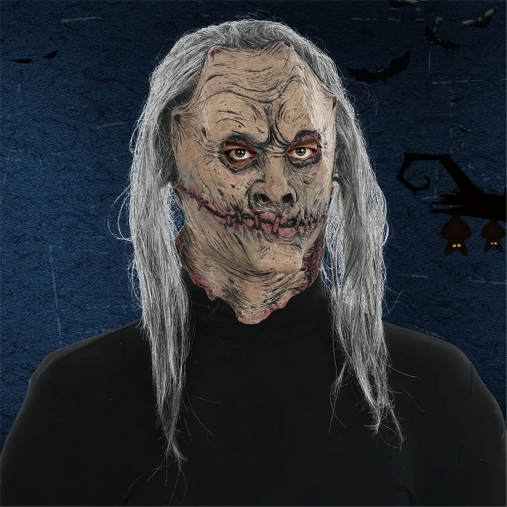 Realistic Adult Party Costume Horror Mask Deluxe Freddy Krueger Scary Halloween Carnival Cosplay Zombie | Тематическая одежда и