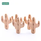 Bopoobo 1 шт. деревянная детская игрушка-прорезыватель кулон из бука с листьями дерева для младенцев, товары для ухода за ребенком, игровые аксессуары для тренажерного зала, Детские Прорезыватели