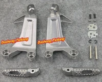 aluminum alloy new passenger rear foot pegs footrest brackets for honda 2003 2004 cbr600rr motorcycle spare part accessories