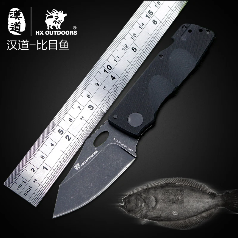 Складной нож HX D2 Blade G10 походные ножи для выживания Многофункциональный