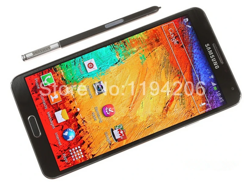 N9005 Оригинальный разблокированный Samsung Galaxy Note 3 16 Гб/32 Гб ПЗУ + ГБ ОЗУ 13 0 МП 5 7 дюйма