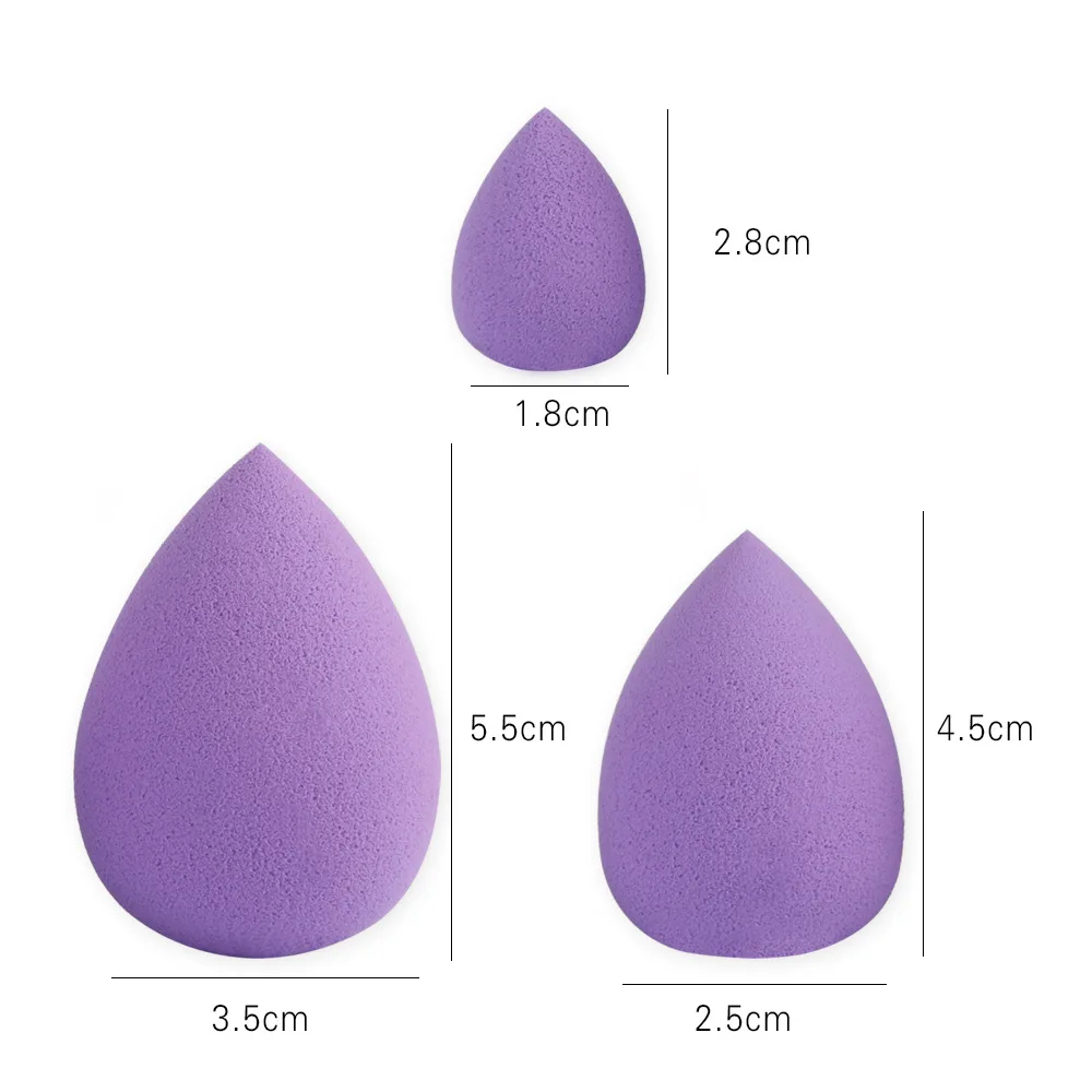 3 шт. Spong Puff Water Drop косметические инструменты для ухода Макияж Инструменты Косметическая пудра Puff мягкая губка BB крем-основа Puff