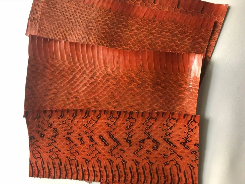 Натуральной Змеиной кожи штук 7 см x 20 см