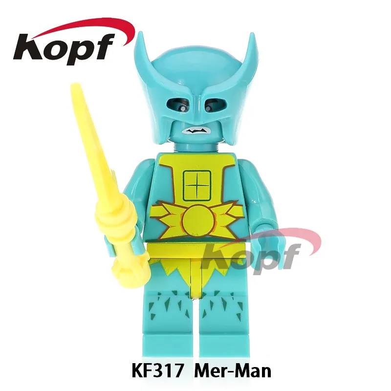 KF317 50Pcs No Box 50 шт. KF8010 «Big Man» of the World Prj-Klops Mer-Man объем оперативной памяти-Man Faker он-человек емана, строительные блоки, игрушки для детей - Цвет: KF317 50Pcs No Box