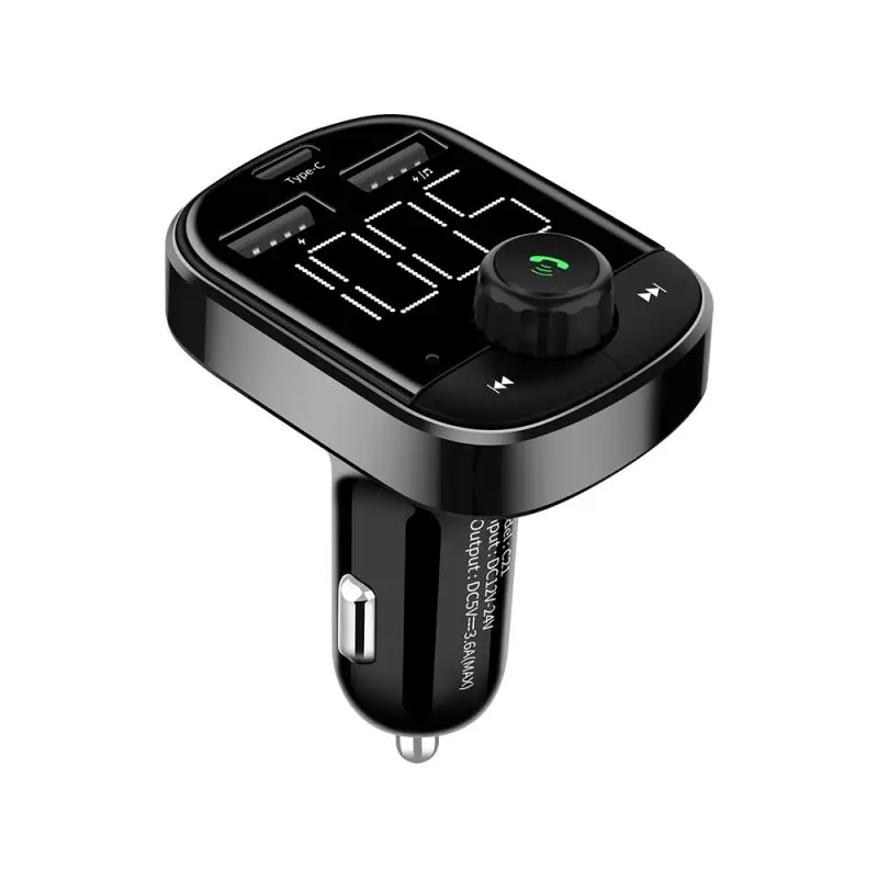 FM трансмиттер с Bluetooth автомобильное зарядное устройство адаптер радио