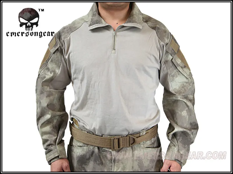 Emersong G3 Combat Shirt Охота Airsoft Тактический одежда Военный Камуфляж Футболки EM8595-Пвр В |