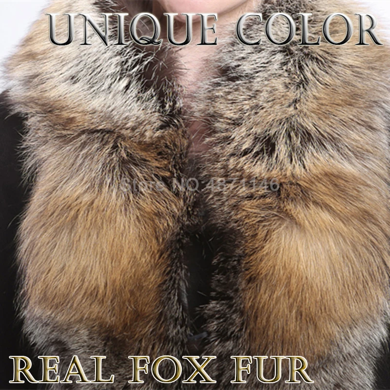 Spring Autumn women lady noble DOT genuine red fox or silver fur collar shawl real bat coat Pashmina overcoat clothes | Аксессуары для
