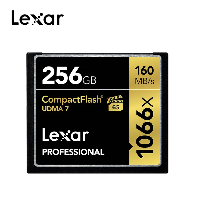 Карта памяти Lexar 1066x CF UDMA 7 128 ГБ карта 32 Гб для Full HD/3D и видео 4K до 160 МБ/с. компактная
