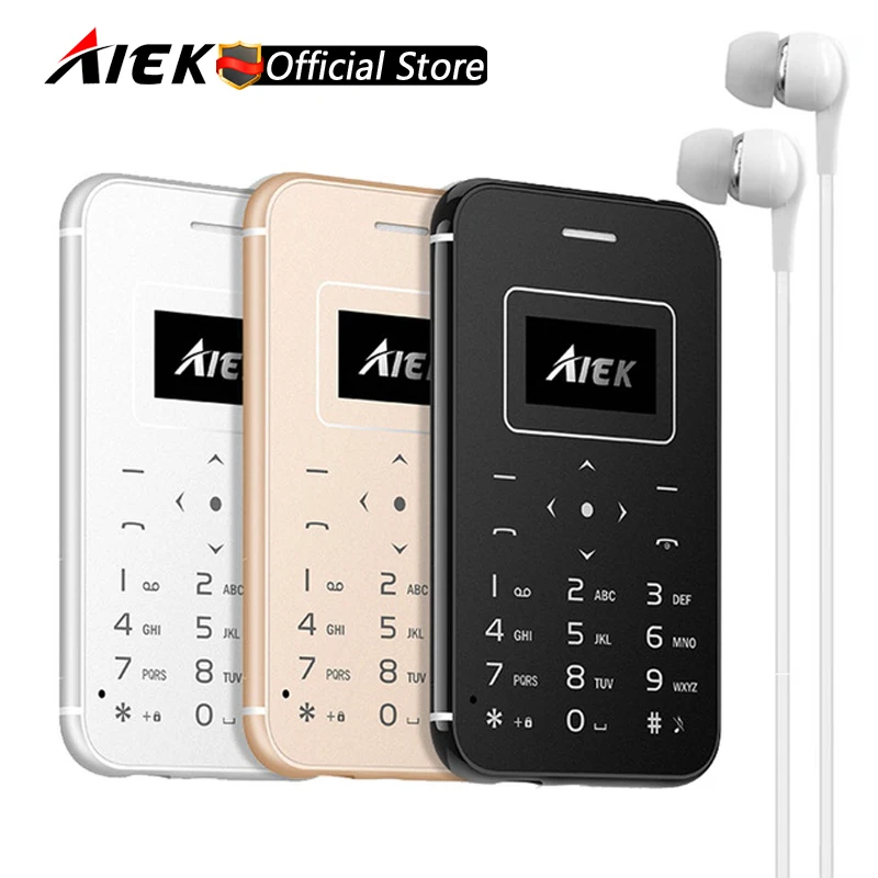 Новый AIEK/AEKU X8 Ультра Тонкий Карты Мобильного Телефона Мини Карманные Студенты