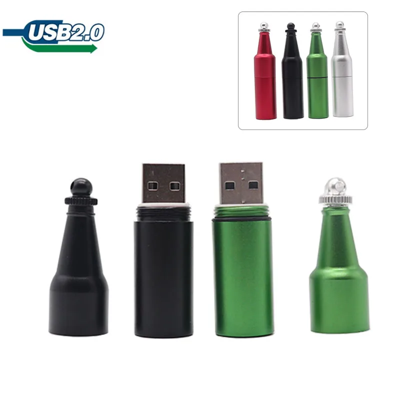 Металлический флеш накопитель usb 128 4 ГБ 8 16 32 64 ГБ|USB флэш-накопители| |