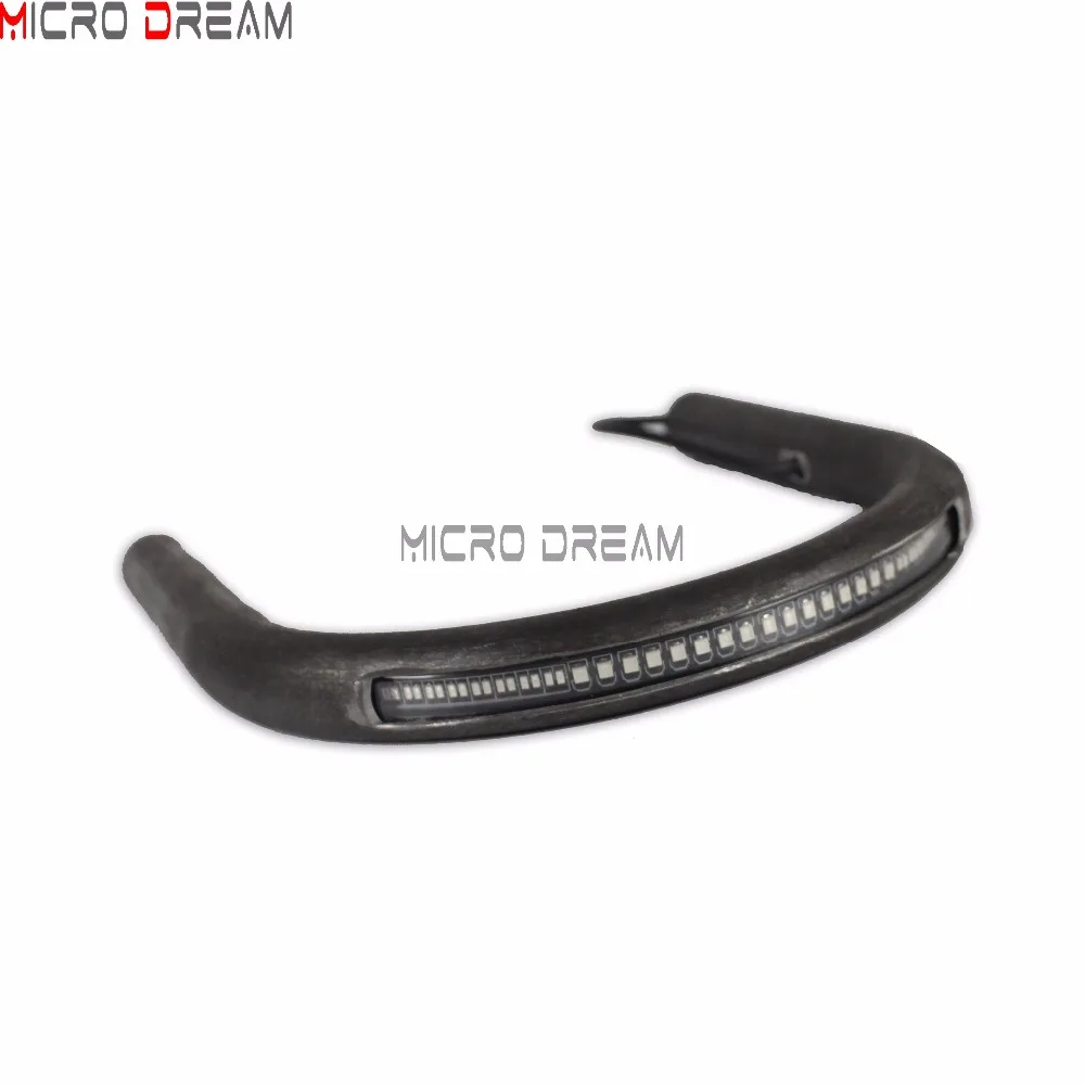 222 мм Ретро Кафе Racer петля заднего сиденья w/LED тормозной задний фонарь плоская