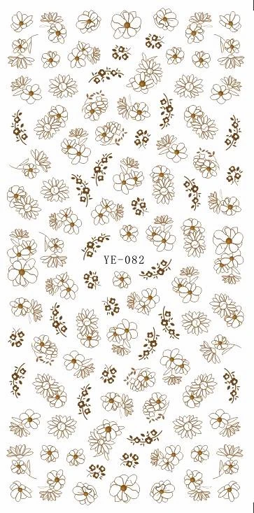 Водная переводная наклейка для ногтей цветок Гербера вечерняя прима фотография |